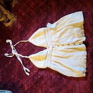 American Eagle crocheted tank top